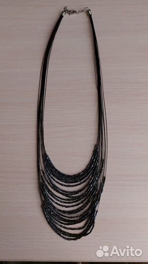 Колье из бисера