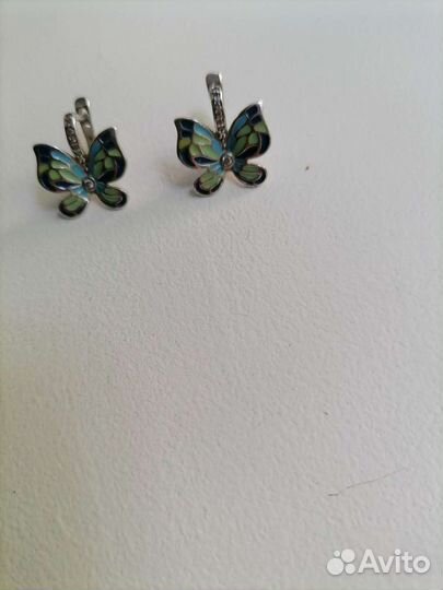 Серебряные серьги Sokolov