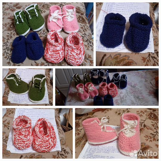 Пинетки, носки вязаные новые