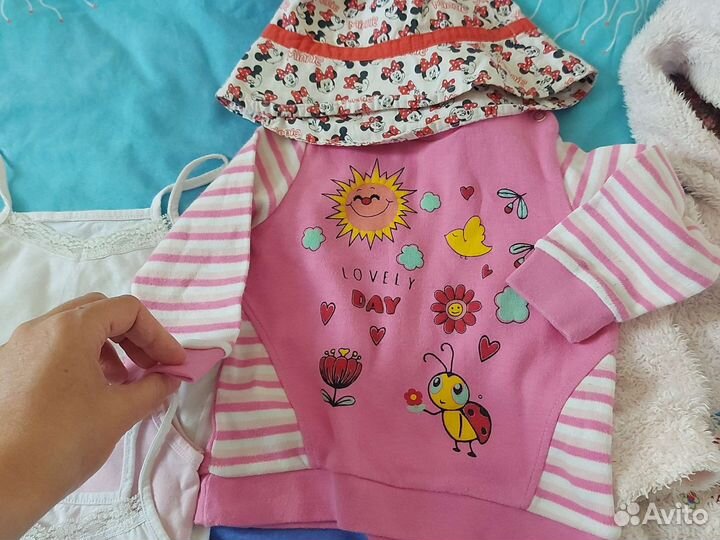 Одежда пакетом на девочку 80-86 -92