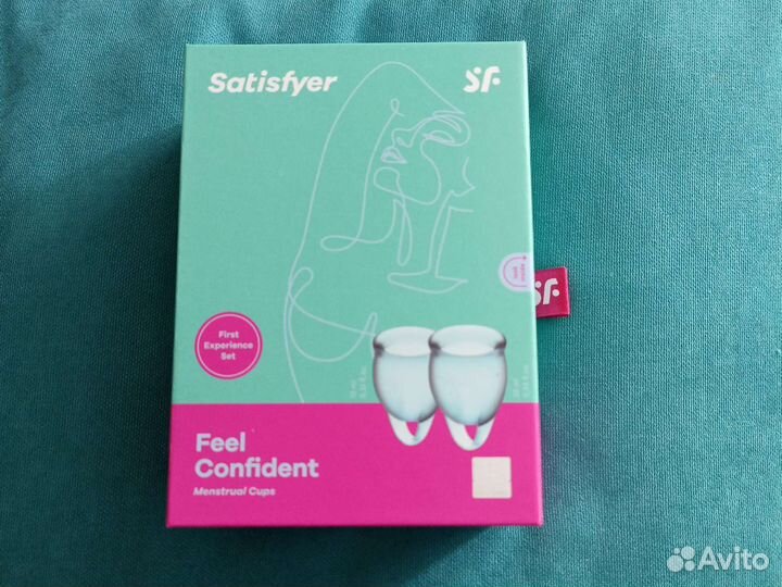 Менструальная чаша 2 шт новый набор Satisfyer