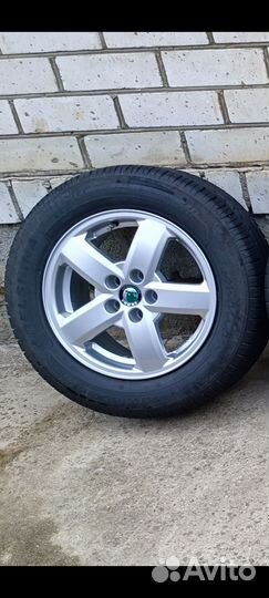 Колеса 15 на летней резине, на Skoda, Volkswagen