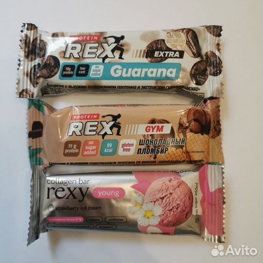 Протеиновые батончики Rex