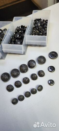 Пуговицы металлические Италия