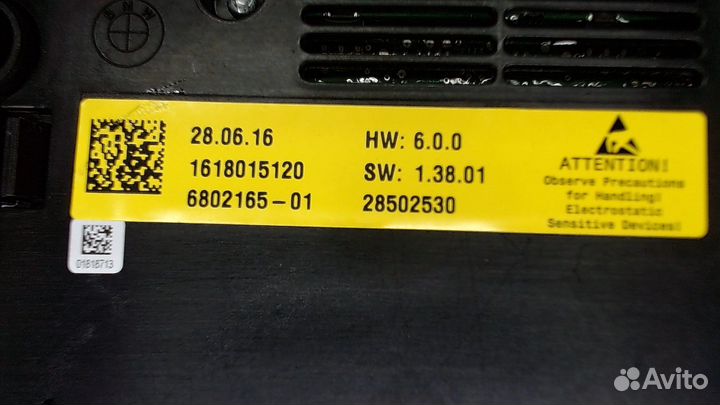 Фонарь салона BMW X3 F25, 2016