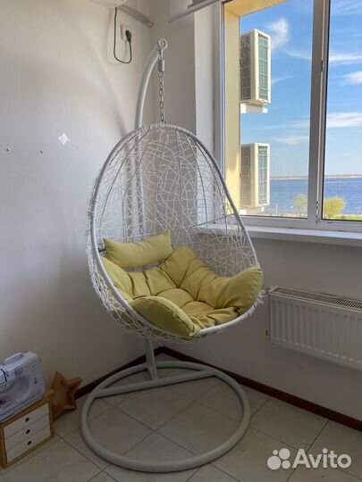 Подвесное кресло качели напольная