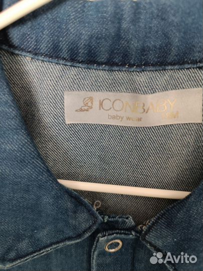 Платье джинсовое для девочки iconbaby