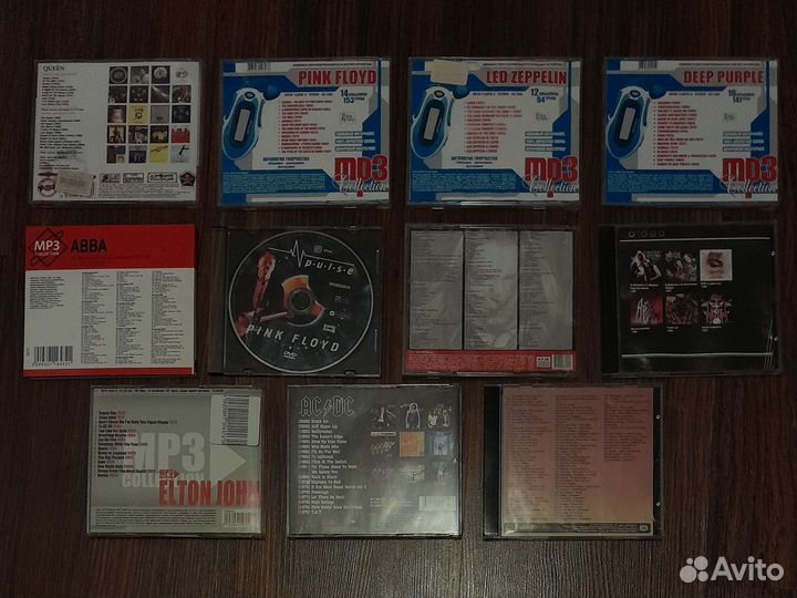 CD диски с музыкой рок метал