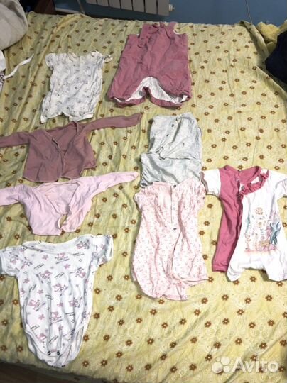 Вещи Б/У на девочку от 0 до 3 месяцев