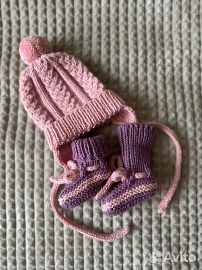 Вязанный костюм детский