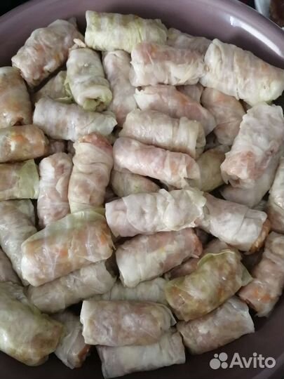 Домашние голубцы, вареники, пельмени