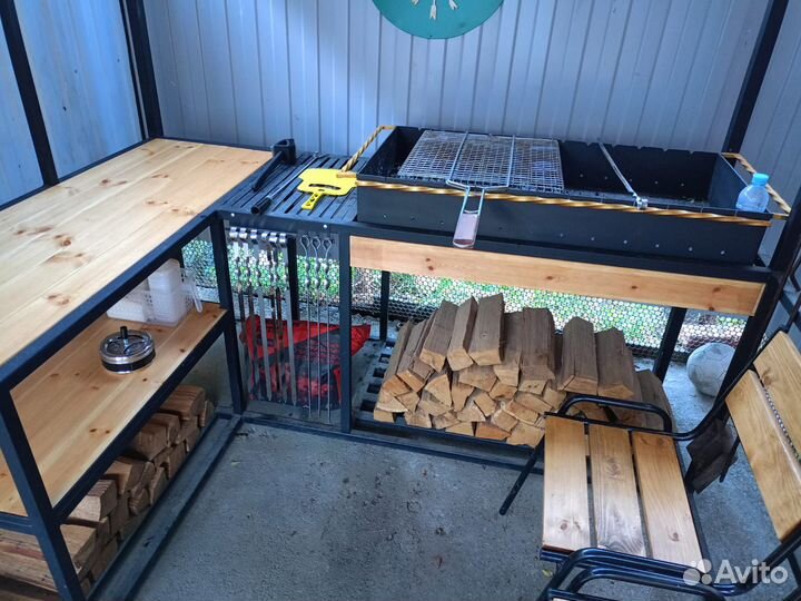 Беседка мангал