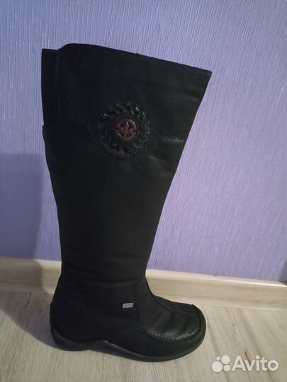 Сапоги женские искусственная кожа