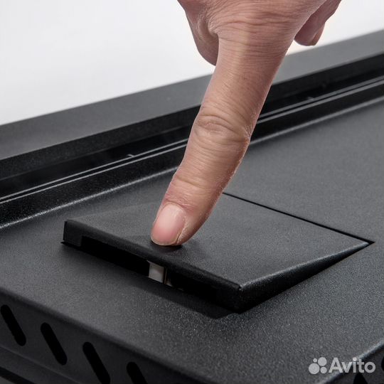 Паровой камин Vapor Black 1800мм