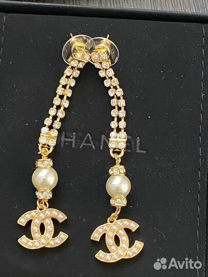 Серьги Chanel оригинал