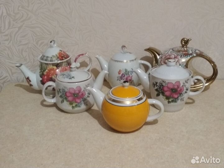 Чайник заварочный фарфоровый