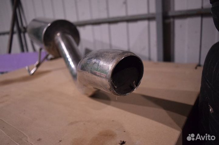 Глушитель прямоточный для Honda civic EJ/EK