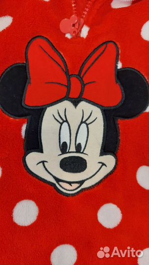 Кофта туника для девочки 92 98 дисней флисовая
