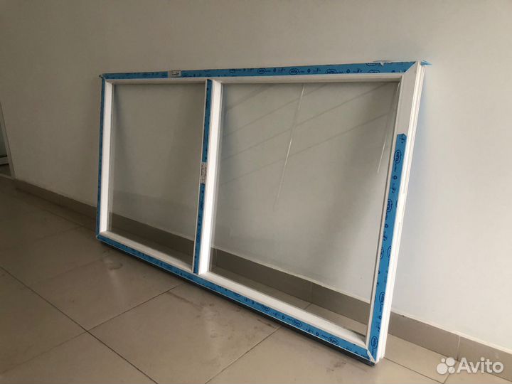 Окно пластиковое veka 60мм 1850x1000