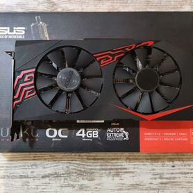 Видеокарта Asus rx 570 4gb