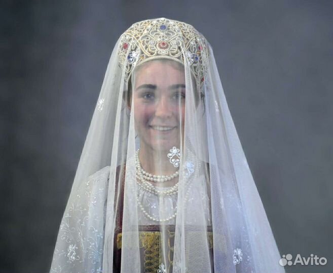 Кокошник (венец) свадебный