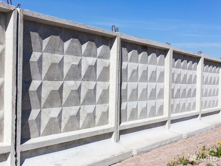 Забор бетонный от производителя