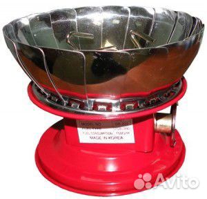 Газовая плитка, Корея, бол., GR-202 (ветрозащитная