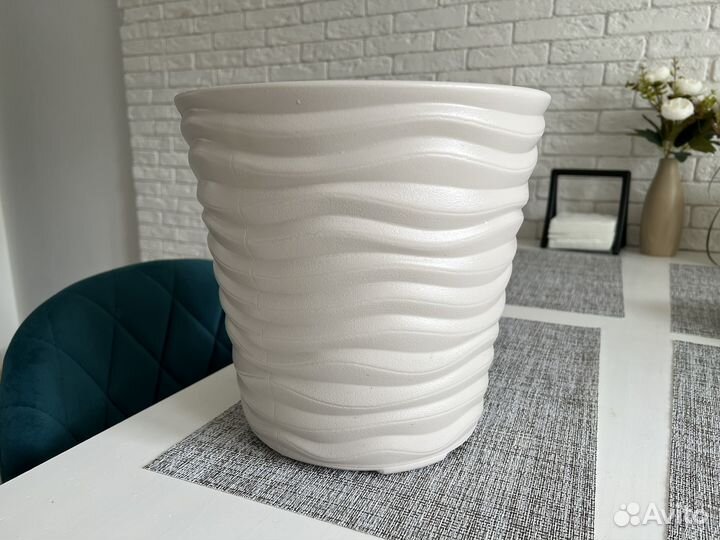 Кашпо Idea Дюна пластиковое, 8,5 л