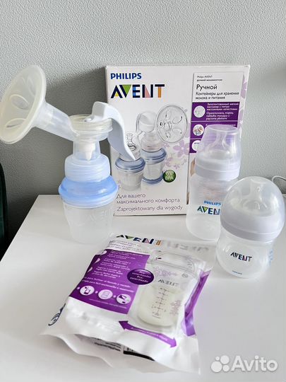 Молокоотсос avent ручной