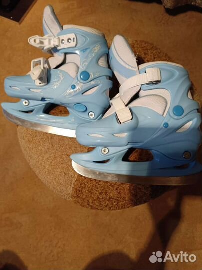Коньки фигурные раздвижные детские