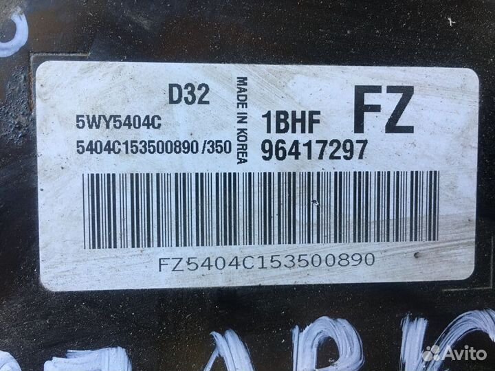 Блок управления двигателем Chevrolet Spark 0.8л