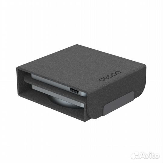 Беспроводное з/у Deppa MagSafe 3в1 22W Black