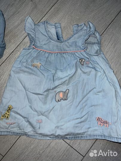 Вещи пакетом next 9-18мес