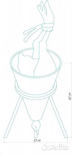 Конус для убоя птицы