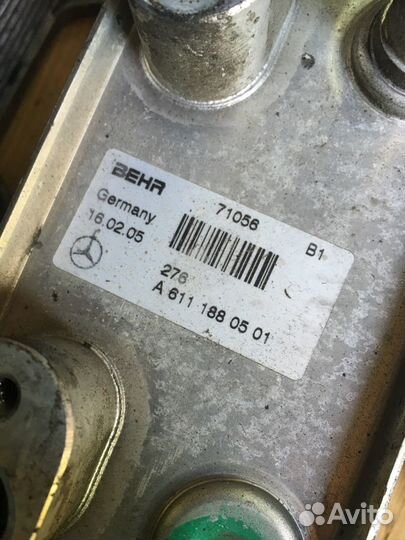 Теплообменник Mercedes ML, E, C, class 2.2cdi / 2