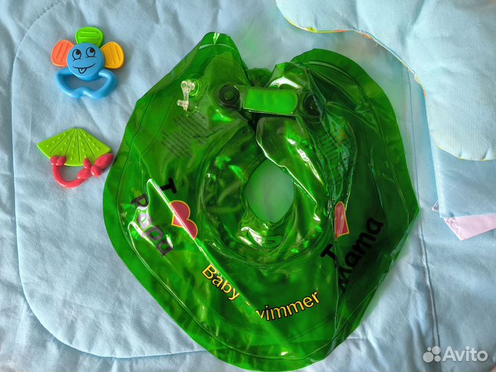 Развивающий коврик, матрас, круг для купания