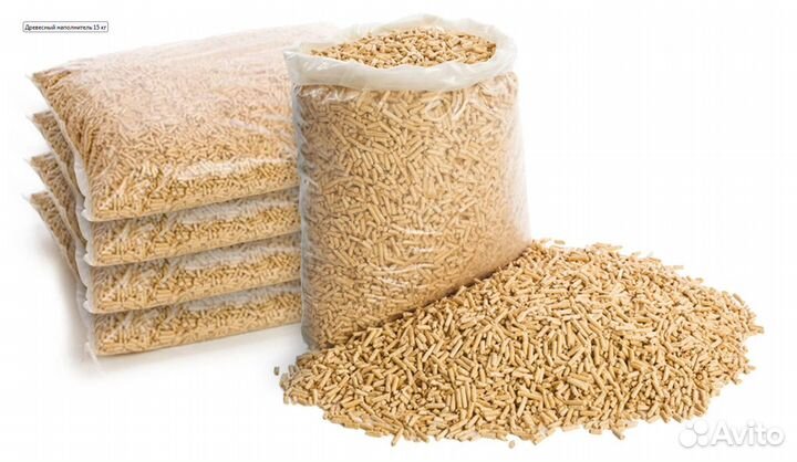 Наполнитель древесный, пеллеты