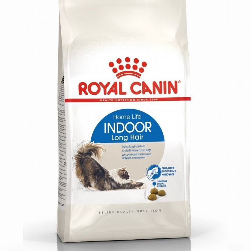 Корм для кошек Royal Canin Indoor Long Hair 10кг