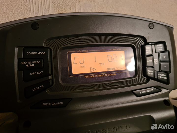 Магнитофон panasonic RX-ED707