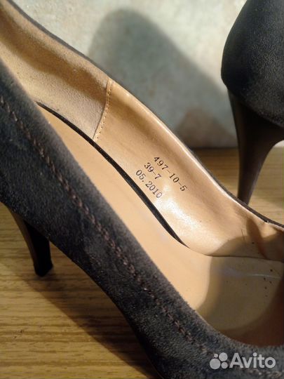 Туфли женские Bianca & Bella, замша, размер 39-7