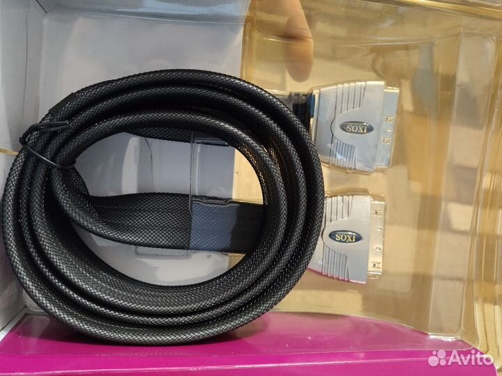 Кабель 2 rca 2rca, scart scart