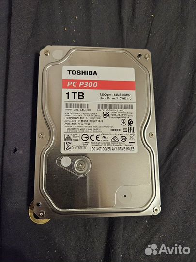 Жесткий диск 1 тб 3.5 Toshiba PC P300
