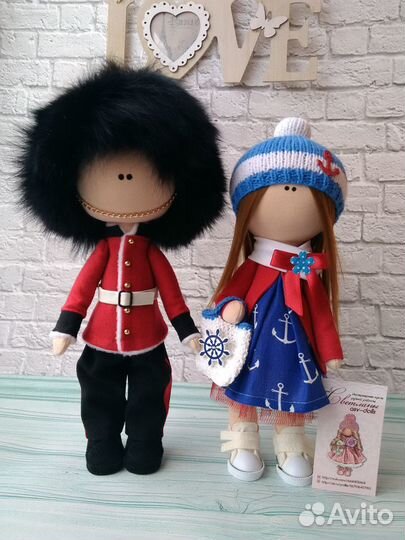 Интерьерная кукла ручной работы