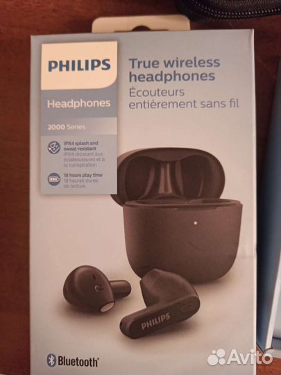 Беспроводные наушники philips