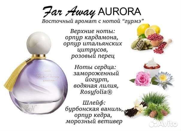 Парфюмерная вода For Away Aurora avon