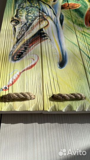 Картина на дереве 