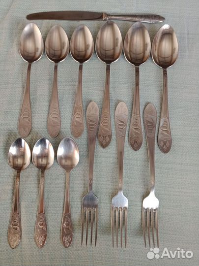 Набор столовых приборов СССР нержавейка