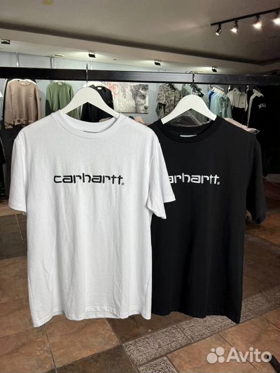 Футболка Carhartt (Белая и черная)
