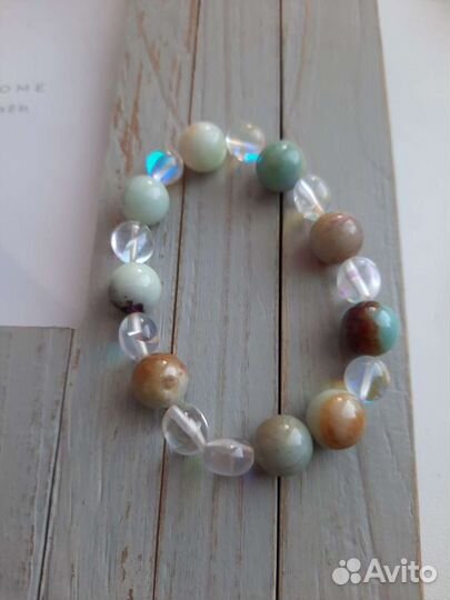 Комплект украшений из натуральных камней