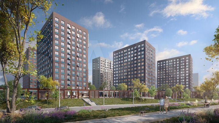 2-к. квартира, 41,8 м², 7/9 эт.